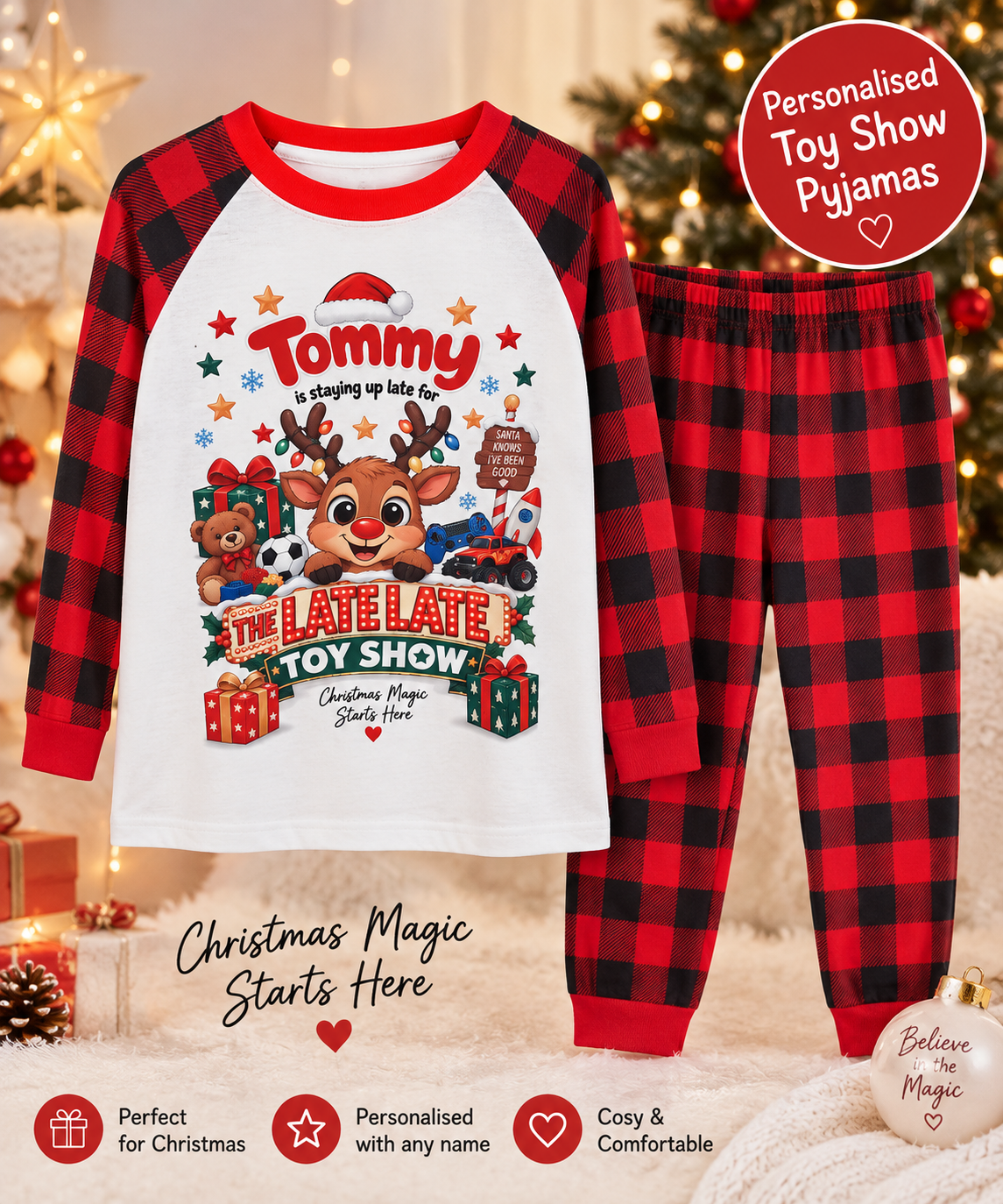 Personalised Late Late Toy Show Pyjamas (PRE-ORDER)