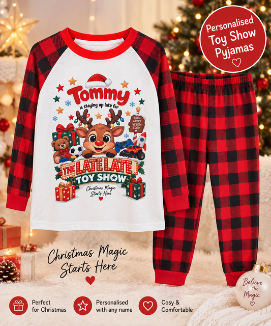 Personalised Late Late Toy Show Pyjamas (PRE-ORDER)